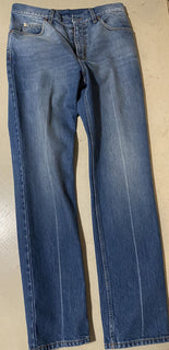 Neu mit Etikett: 1300 $ Gucci Herrenjeans Jeanshose Blau 32 US Italien