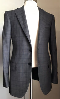 Neuer ISAIA Super 170S Woll-/Seidenanzug für 4995 $, DK-Grau, 38R US (48R Eu), Italien