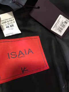 Neuer ISAIA Super 170S Woll-/Seidenanzug für 4995 $, DK-Grau, 38R US (48R Eu), Italien