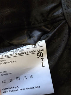 Neu $2895 Corneliani Herren-Smokinganzug aus Wolle, Schwarz, 40L US (50L Eu), Italien
