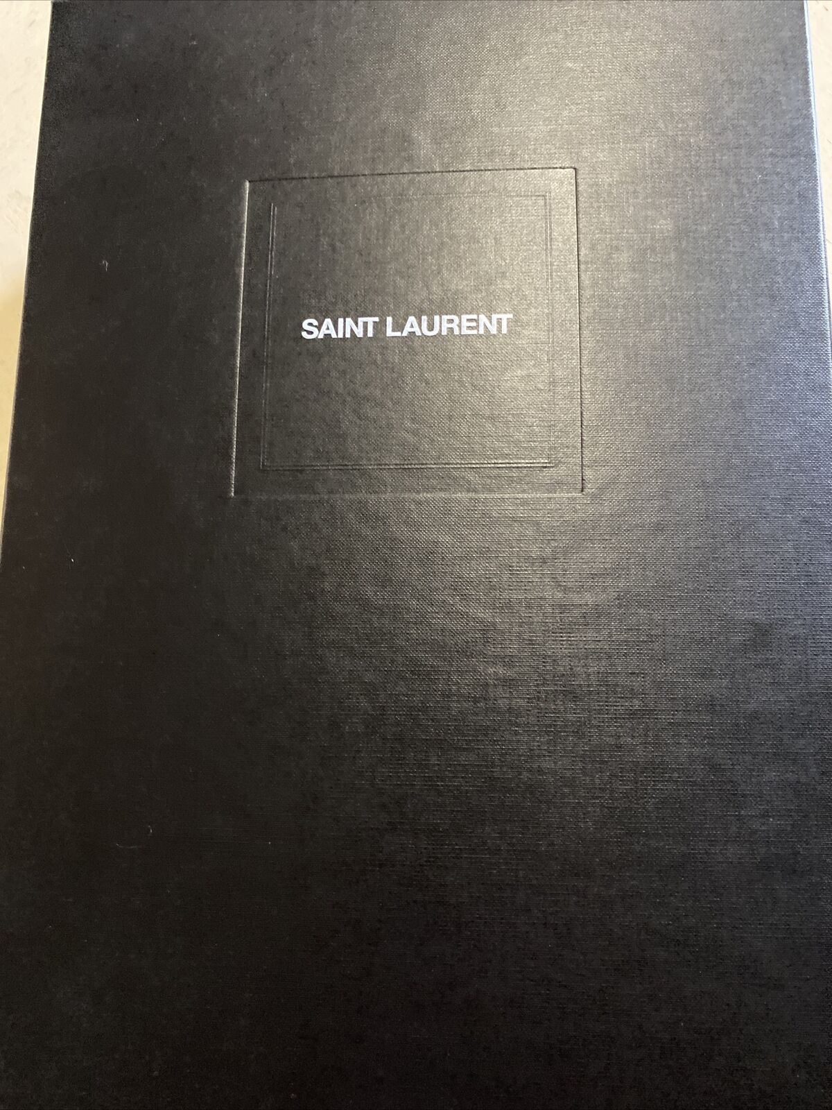 Neu mit Etikett: Saint Laurent Damen-Fedora-Hut, Beige/Schwarz, Größe S, Italien