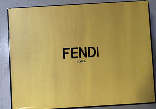 Neue $920 Fendi Herren Flow FF Vertigo Mix Media Sneakers Trasp. Schwarz 8 US/7 Fendi