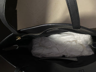 Neue 2350 $ Saint Laurent YSL Leder-Tragetasche mit Griff oben, Schwarz, Italien
