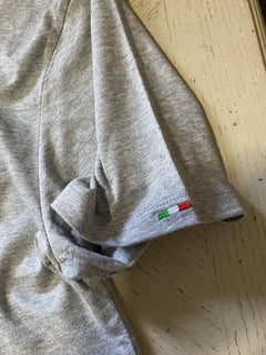 Neu mit Etikett: Stefano Ricci Herren-T-Shirt aus Baumwolle und Modal, Grau, Größe XL US (2XL Eu)