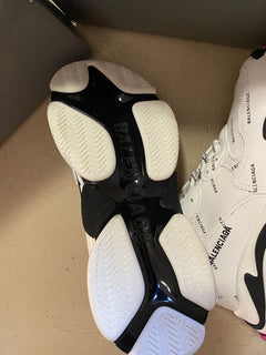 Новые мужские массивные кроссовки Balenciaga с логотипом Triple S, белые, 10 долларов США/43 ЕС, $1090