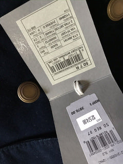 Neu mit Etikett: 3970 $ TOM FORD Herren Atticus Velvet Corduroy Jacke Navy 38 US/50 Eu Switz