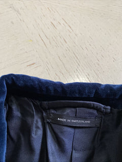 Neu mit Etikett: 3970 $ TOM FORD Herren Atticus Velvet Corduroy Jacke Navy 38 US/50 Eu Switz