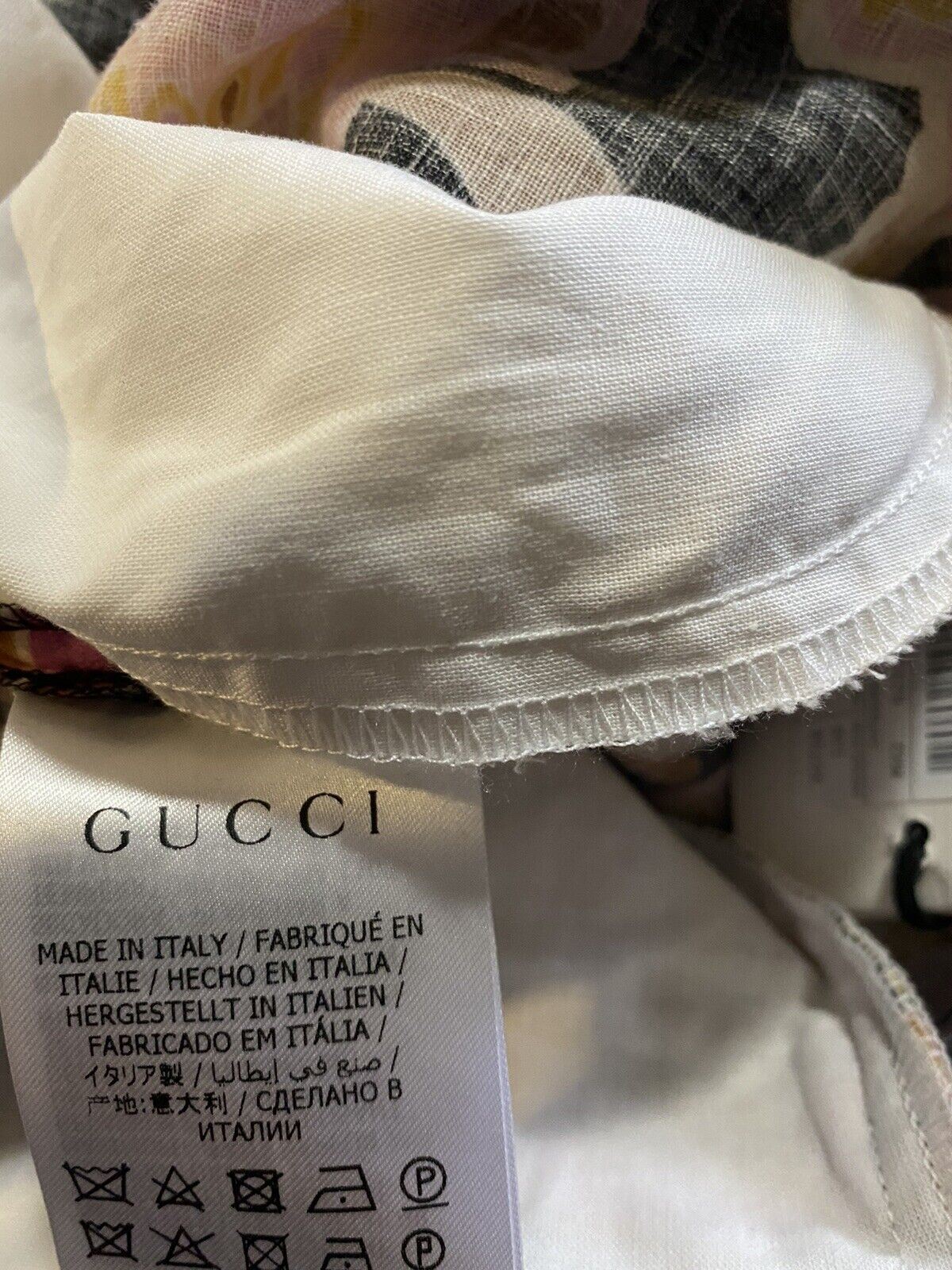 NWT Gucci Men’s Linen Gucci Monogram Short Pents Black/Pink/Beige 30 US/44 Eu