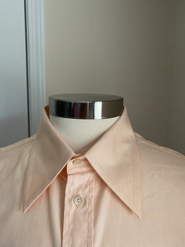 Новая мужская классическая рубашка Gucci Цвет Фиолетовый-Сиреневый 40/15 3/4 Италия