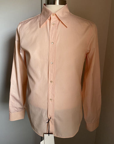 Новая мужская классическая рубашка Gucci Цвет Фиолетовый-Сиреневый 40/15 3/4 Италия