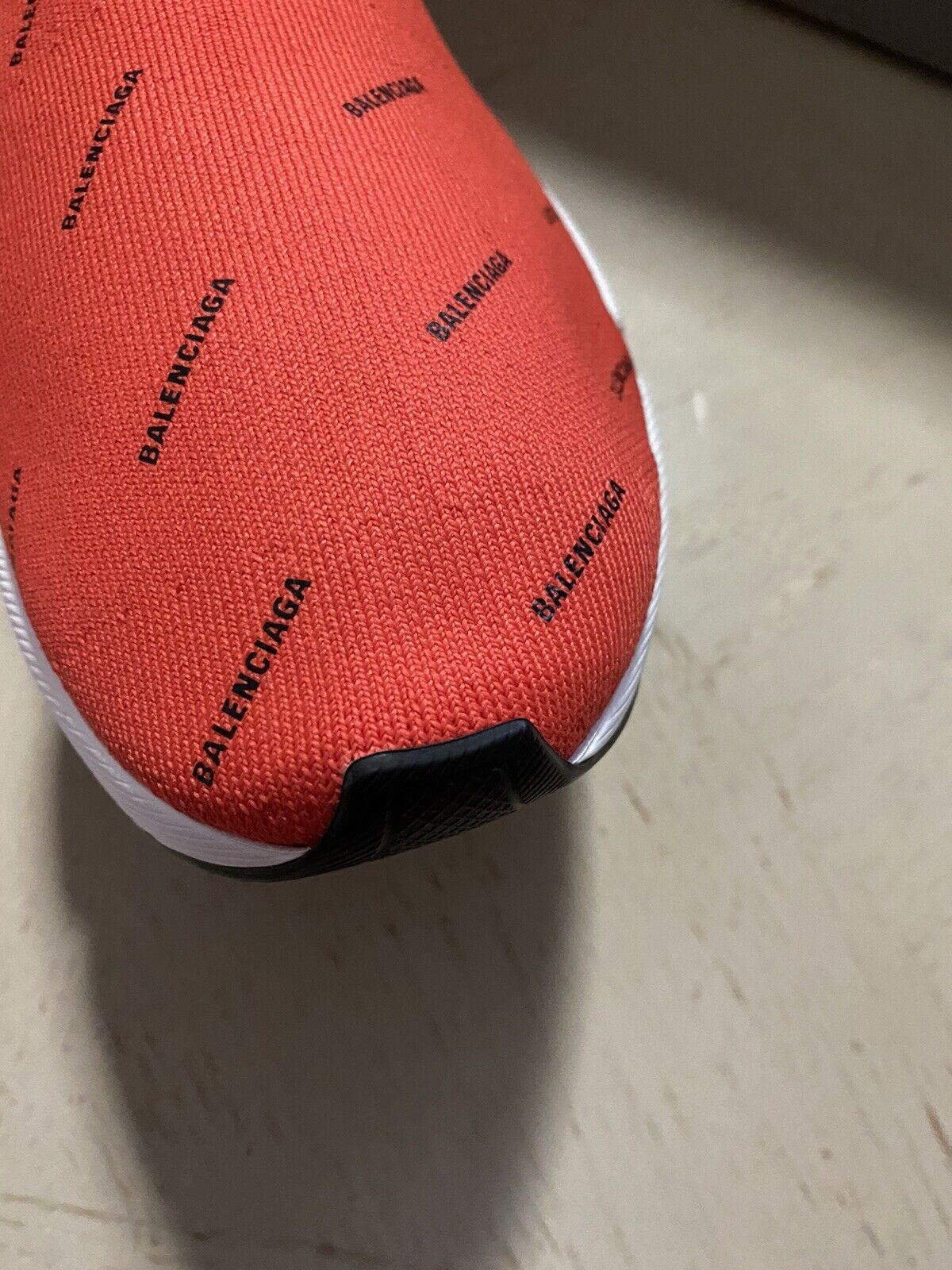 New $995 Balenciaga Men's Speed Lt. 20 Logo Knit Sock Trainer Sneakers Red 13 US