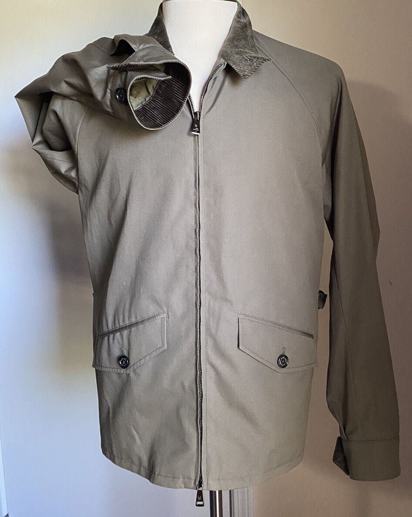 Neu$1295 Ralph Lauren Purple Label Herrenjacke Mantel New Olive Größe L