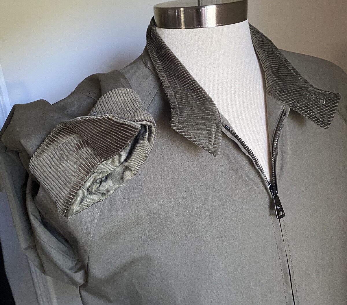 New$1295 Ralph Lauren Purple Label Men Jacket  Coat New Olive Size L