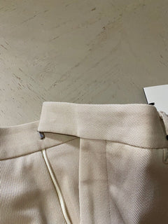 Neu mit Etikett: 1100 $ Gucci Herren Gucci Band Hose Elfenbein 28 US (44 Eu) Italien