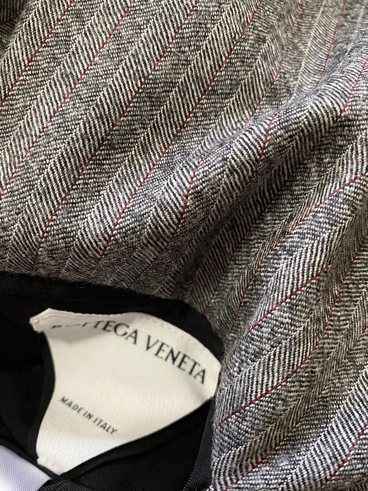 Neuer $3500 Bottega Veneta Herrenanzug aus weicher Wolle Grau 44R US/54R Eu Italien