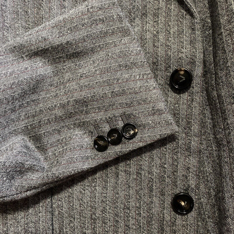 Новый мужской костюм из мягкой шерсти Bottega Veneta за 3500 долларов США, серый 44R US/54R EU Италия