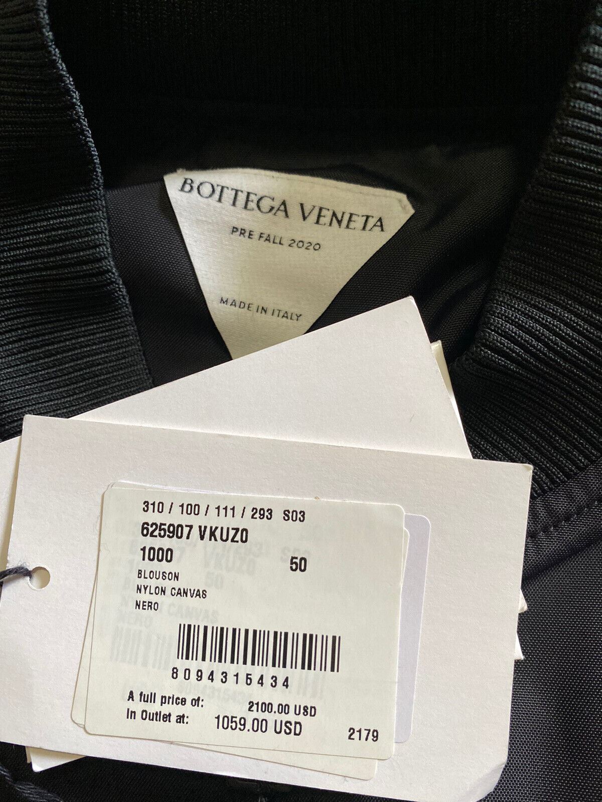New $2100 Bottega Veneta Mens Oversized Jacket Coat Black 40 US ( 50 Eu )