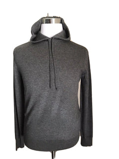 Neu mit Etikett: 1295 $ Ralph Lauren Purple Label Herren-Kapuzenpullover aus Kaschmir, DK, Grau, M, Italien