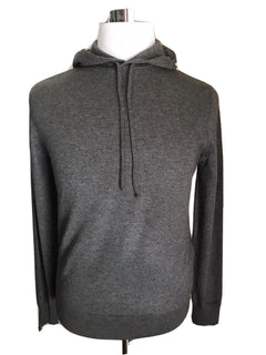 Neu mit Etikett: 1295 $ Ralph Lauren Purple Label Herren-Kapuzenpullover aus Kaschmir, DK, Grau, M, Italien
