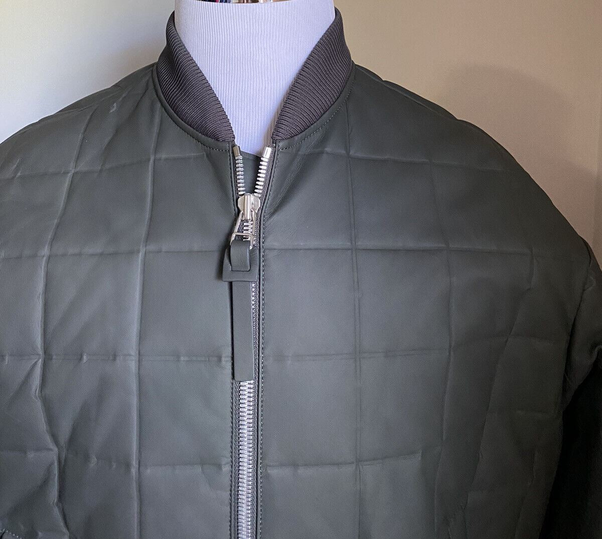 New $6700 Bottega Veneta Men Light Leather Jacket Coat 40 US/50 Eu