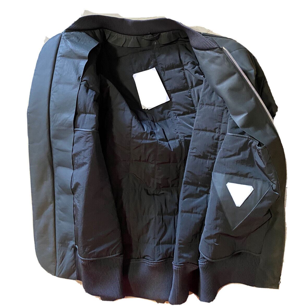 New $6700 Bottega Veneta Men Light Leather Jacket Coat 40 US/50 Eu