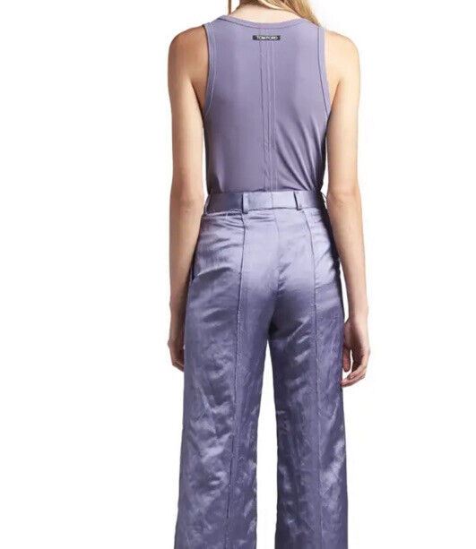 Neu $595 TOM FORD Damen Micro Costa Jersey Tank Top Lila 6 US/40 Ita