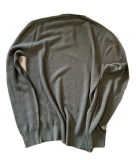 Neu mit Etikett: 795 $ Ralph Lauren Purple Label Herren-Seiden-/Kaschmir-Rundhalspullover DK Sage M