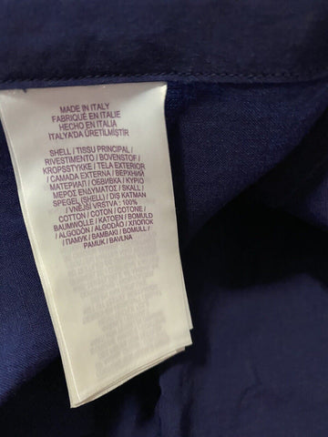 Neu mit Etikett: 450 $ Ralph Lauren Purple Label Herrenhemd, Farbe Indigo, Größe L, Italien