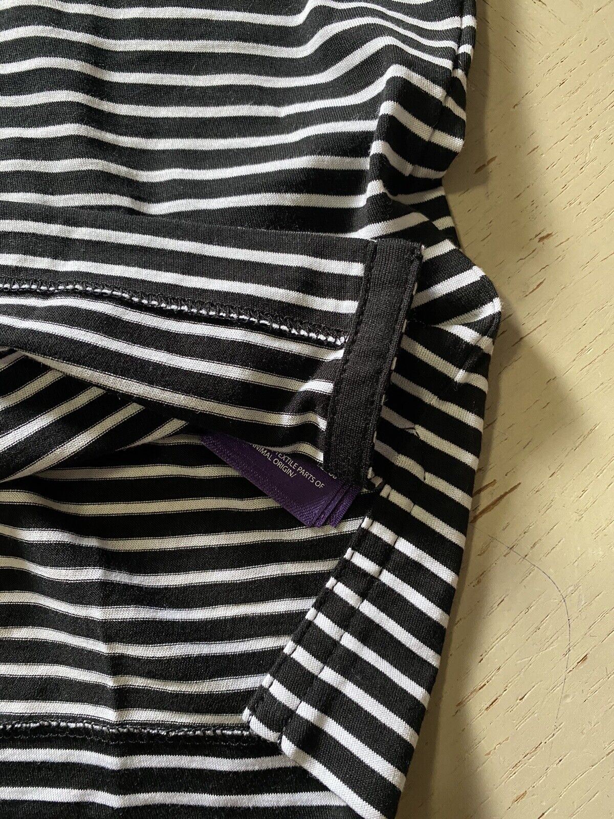 NWT Ralph Lauren Purple Label Men's Polo Shirt Color Black/White Size S