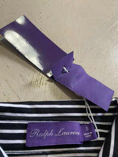 NWT Ralph Lauren Purple Label Men's Polo Shirt Color Black/White Size S