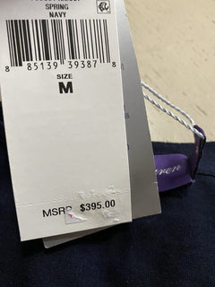 Neu mit Etikett: Ralph Lauren Purple Label Herren-T-Shirt aus Seide/Baumwolle, Marineblau, M, Italien