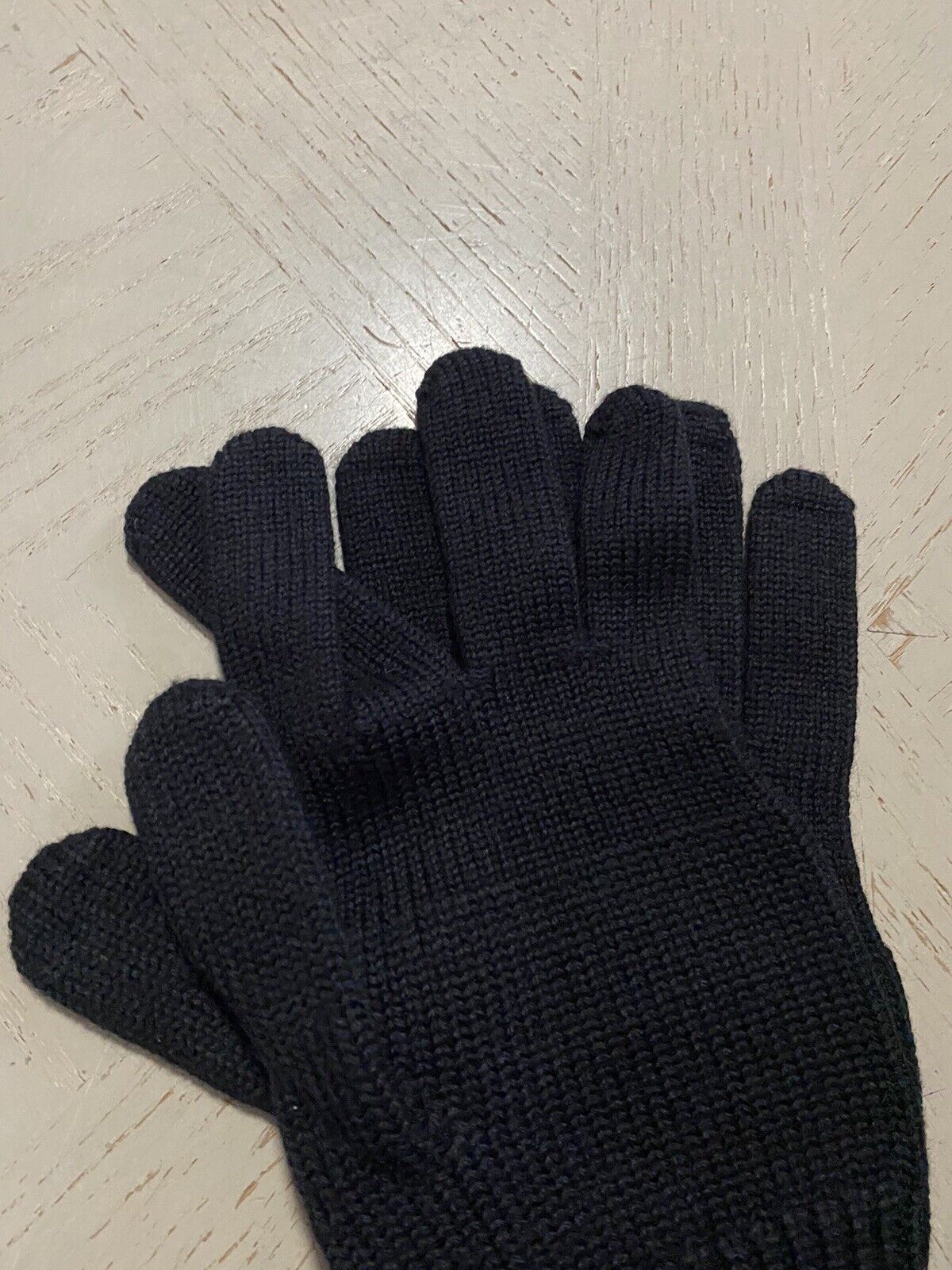 NWT Bottega Veneta Wool Gloves Black Size L Italy