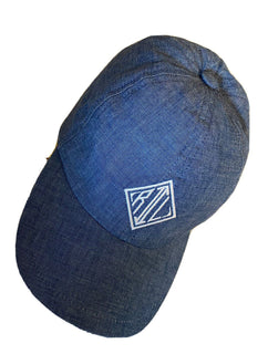 Neu mit Etikett: Ralph Lauren Purple Label Logo Baseball Cap, Blau, Einheitsgröße, Italien