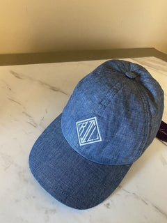 Neu mit Etikett: Ralph Lauren Purple Label Logo Baseball Cap, Blau, Einheitsgröße, Italien