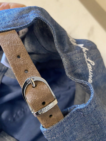 NWT Ralph Lauren Бейсбольная кепка с фиолетовым логотипом, синяя шляпа, один размер, Италия