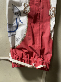 Новые мужские спортивные брюки Gucci за 1300 долларов, красные/разноцветные, размер 34, США, Италия