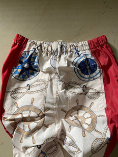 Новые мужские спортивные брюки Gucci за 1300 долларов, красные/разноцветные, размер 34, США, Италия