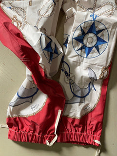 Новые мужские спортивные брюки Gucci за 1300 долларов, красные/разноцветные, размер 34, США, Италия