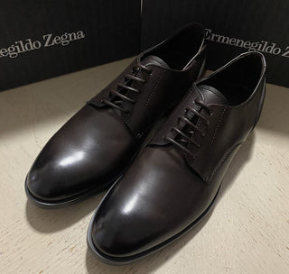 Neue $675 Ermenegildo Zegna Abendschuhe MD Braun 10,5 US (43,5 Eu) Italien
