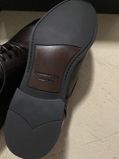 Neue $675 Ermenegildo Zegna Abendschuhe MD Braun 10,5 US (43,5 Eu) Italien
