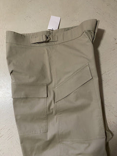 NWT $890 Bottega Veneta Mens Stretch Light Cotton Pants Sand/LT Brown 34 US/50 E