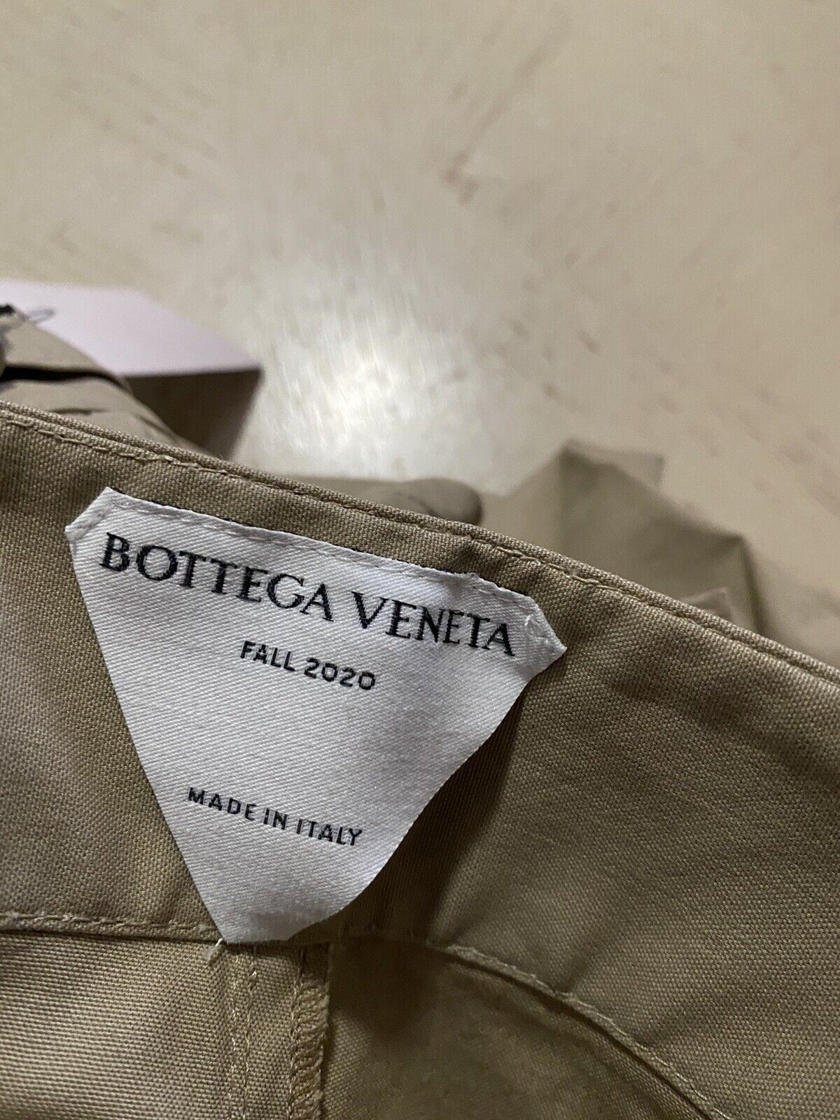 NWT $890 Bottega Veneta Mens Stretch Light Cotton Pants Sand/LT Brown 34 US/50 E