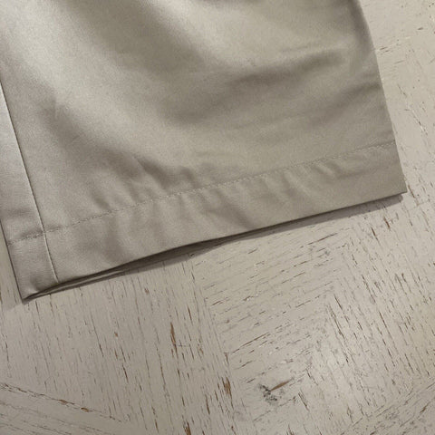 Neu mit Etikett: 790 $ Bottega Veneta Herren Copact Baumwollhose Sand/LT Brown 38 US/54 Eu