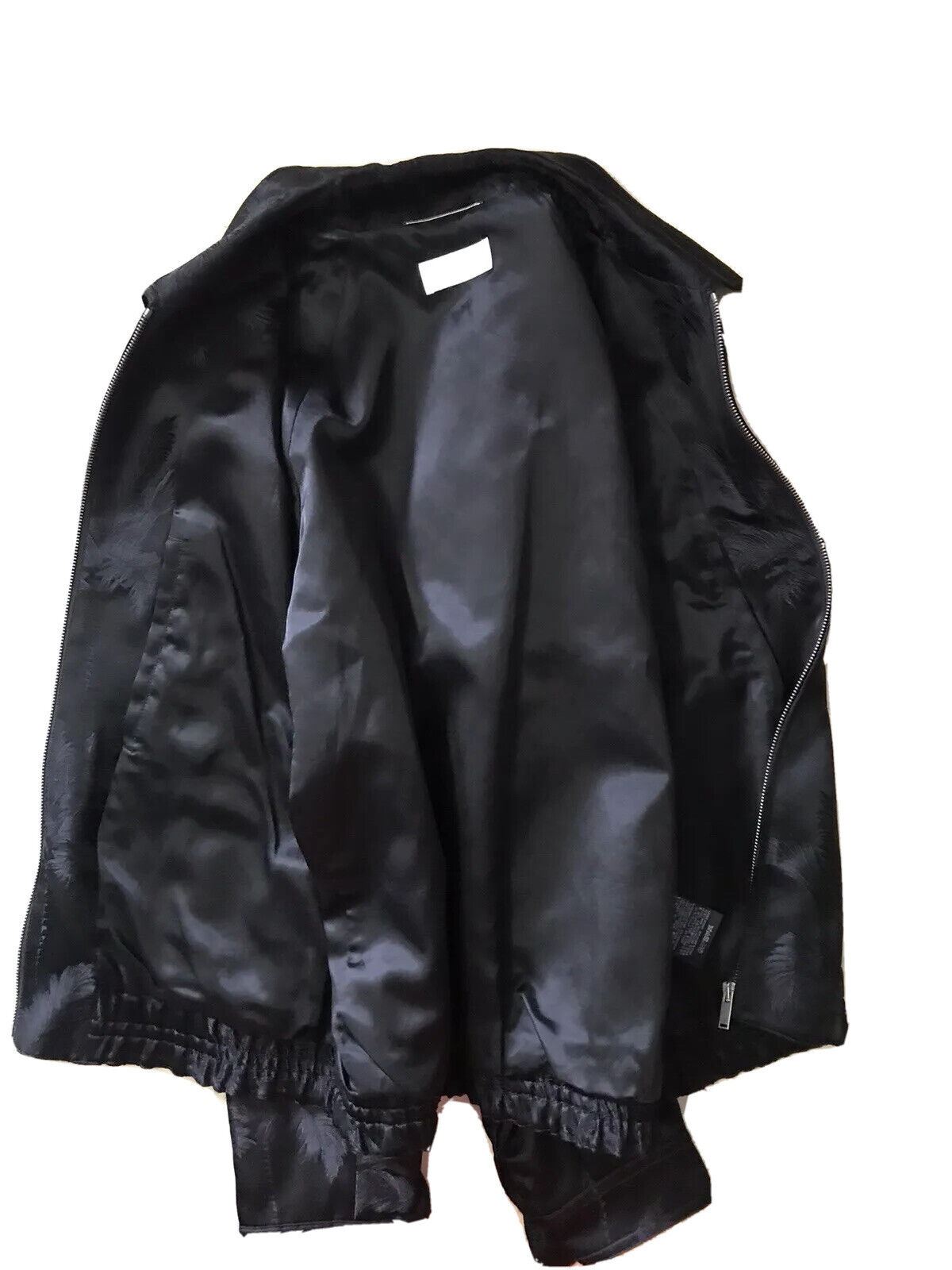 Новая куртка реглан на молнии Saint Laurent за 2690 долларов, черное пальто 38 США (48 ЕС) Италия