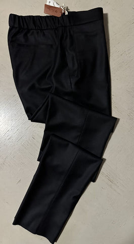 Neu $965 LORO PIANA Slim-Fit Hose aus Schurwolle und Kaschmir Dunkelbraun 36 US/52 E