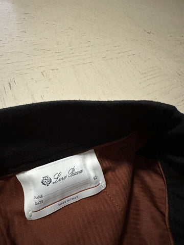 Neu $965 LORO PIANA Slim-Fit Hose aus Schurwolle und Kaschmir Dunkelbraun 36 US/52 E