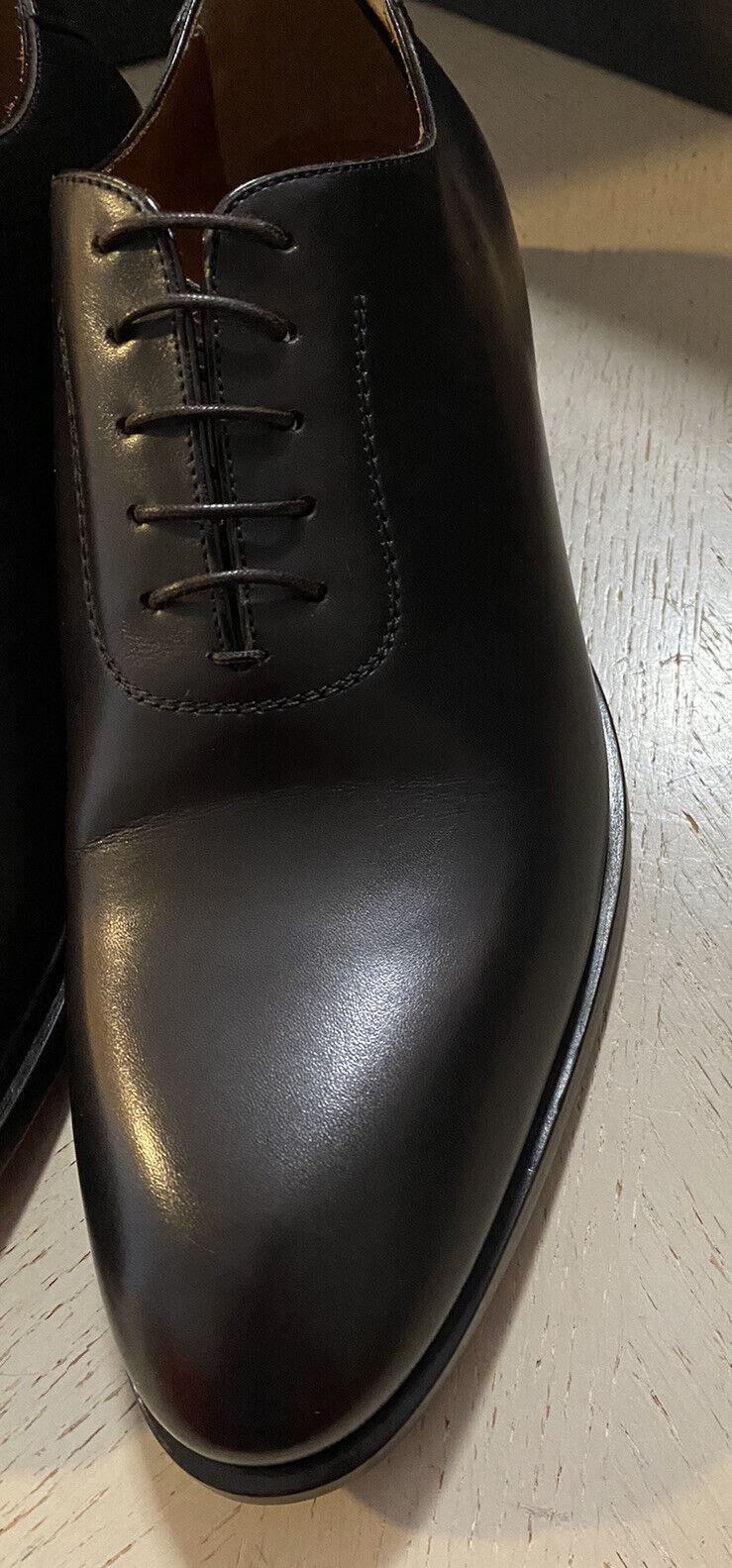 Neue 1250 $ Ermenegildo Zegna Couture Oxford-Lederschuhe DK Braun 12 US Italien