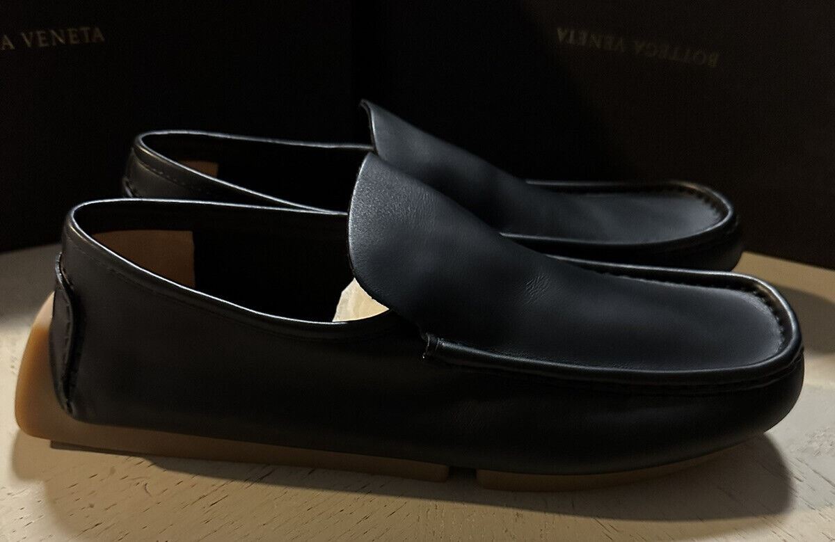 New $670 Bottega Veneta Men Leather Driver Loafers Shoes Black 9.5 US/42.5 Eu