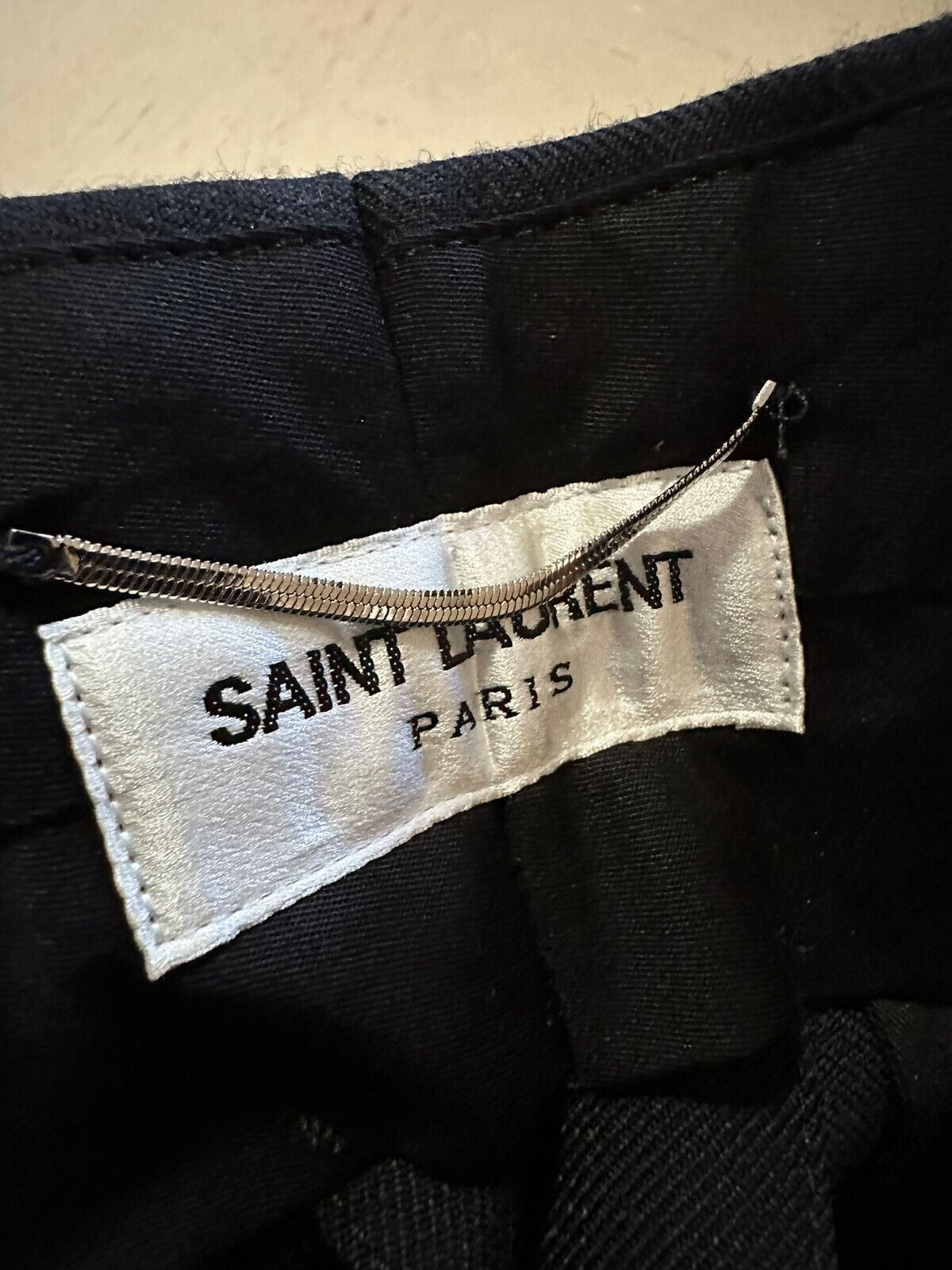 NWT $990 Saint Laurent Men’s Dress Pants Black 30 US ( 46 Eu ) Italy