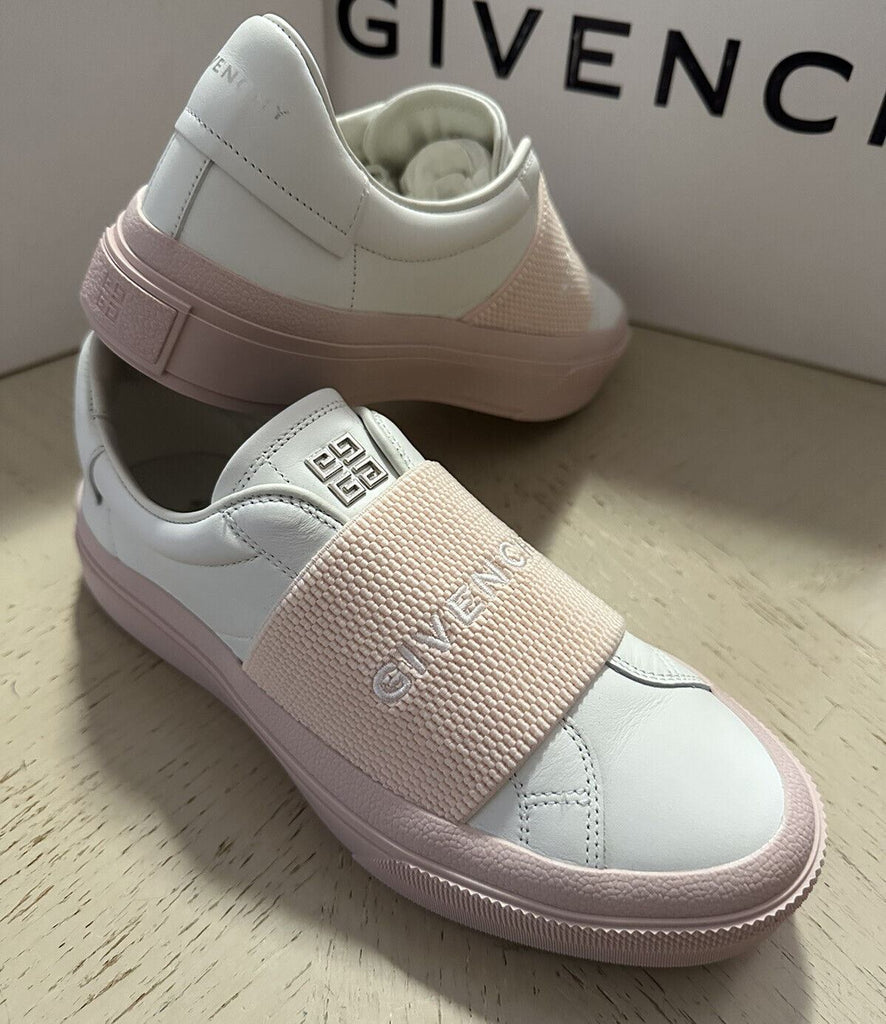 NIB $ 675 Givenchy Damen City Sport Sneakers Schuhe Rosa/Weiß 7 US/37 Eu